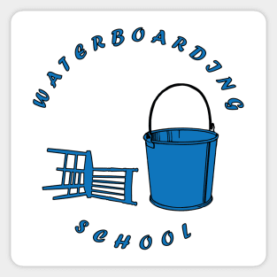 Waterboarding School Sticker